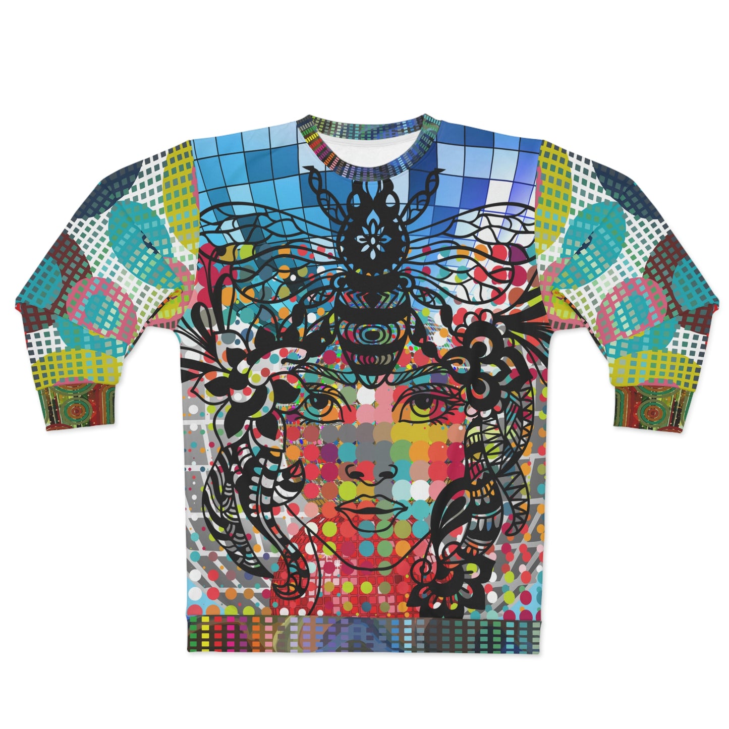 Queen Isadora Futuristic Girl Unisex Sweatshirt
