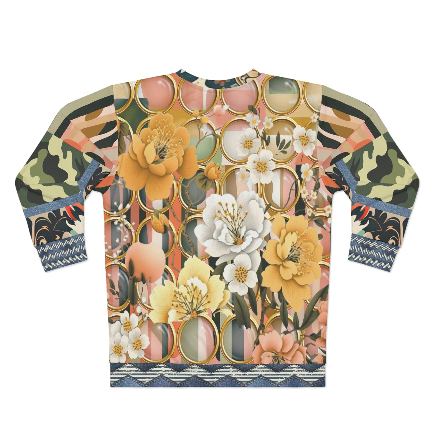 Soul at Peace Asian Floral Unisex Sweatshirt