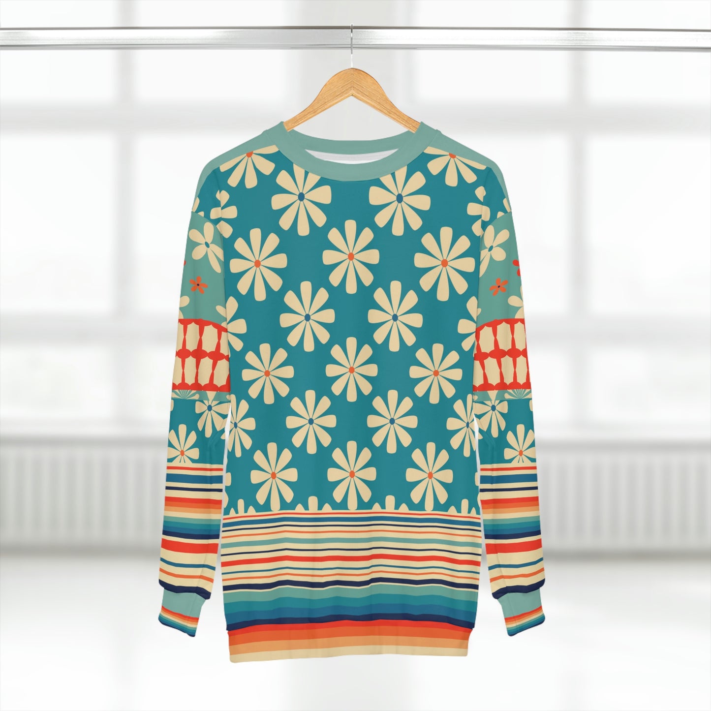 Ima Wallflower Retro Daisy Unisex Sweatshirt
