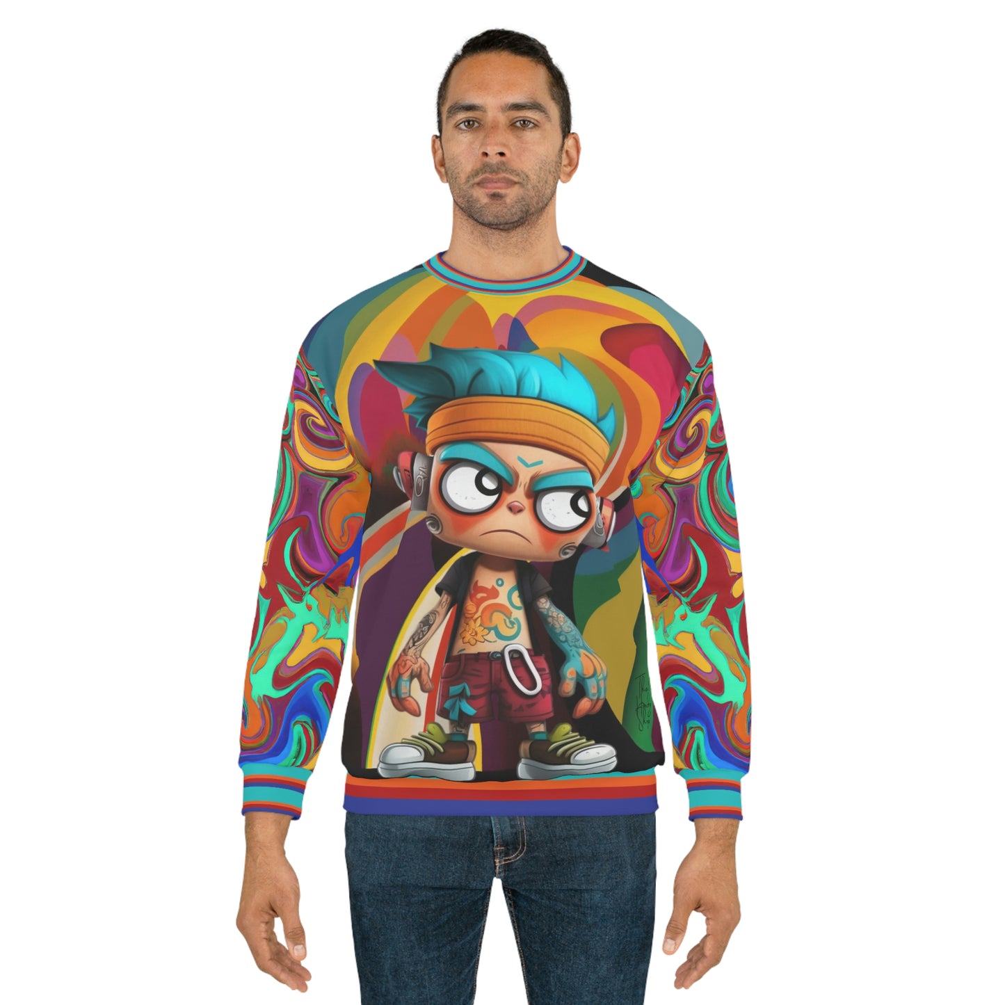 Hard Knock Life Anime Boy Unisex Sweatshirt