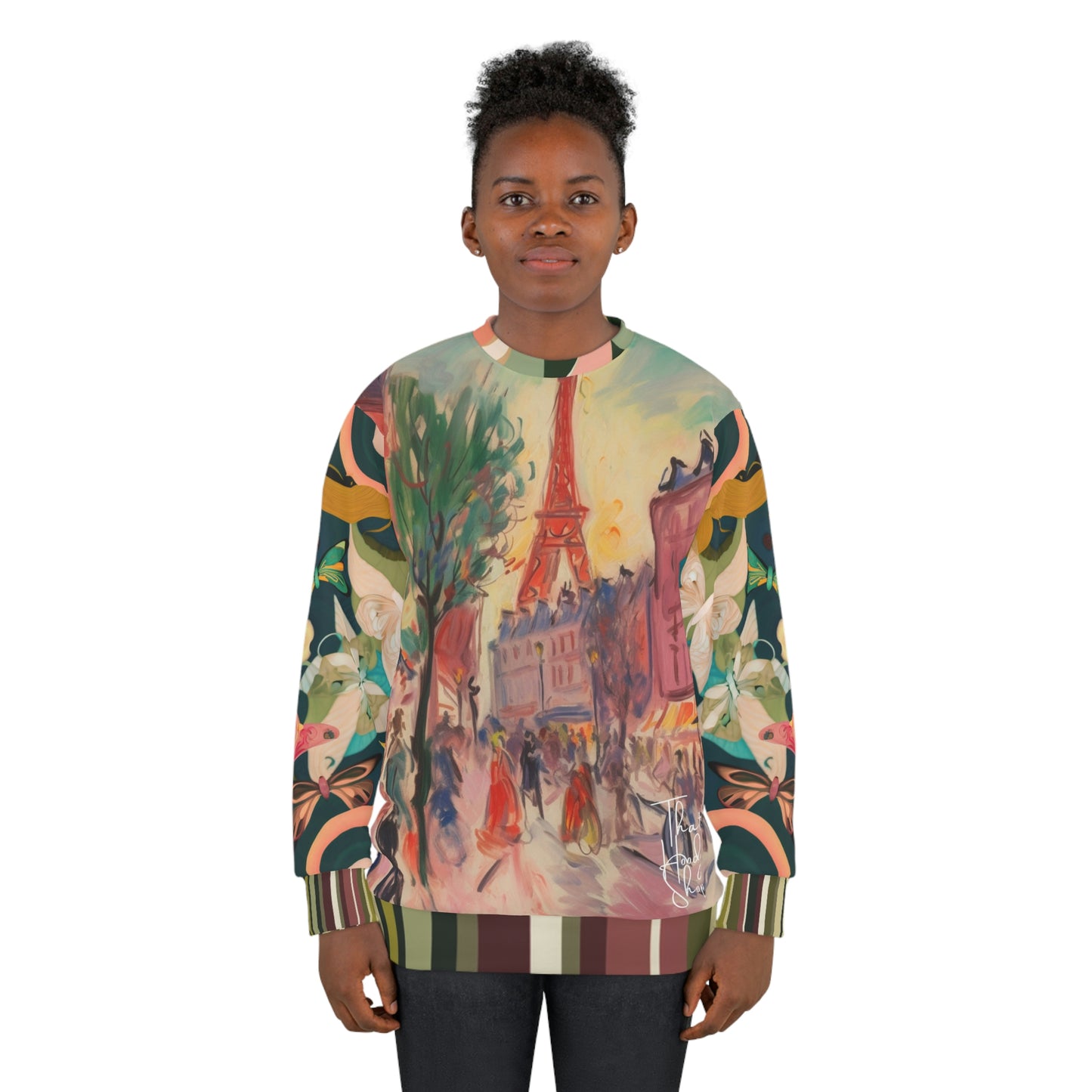 Vintage Paris Cityscape Unisex Sweatshirt