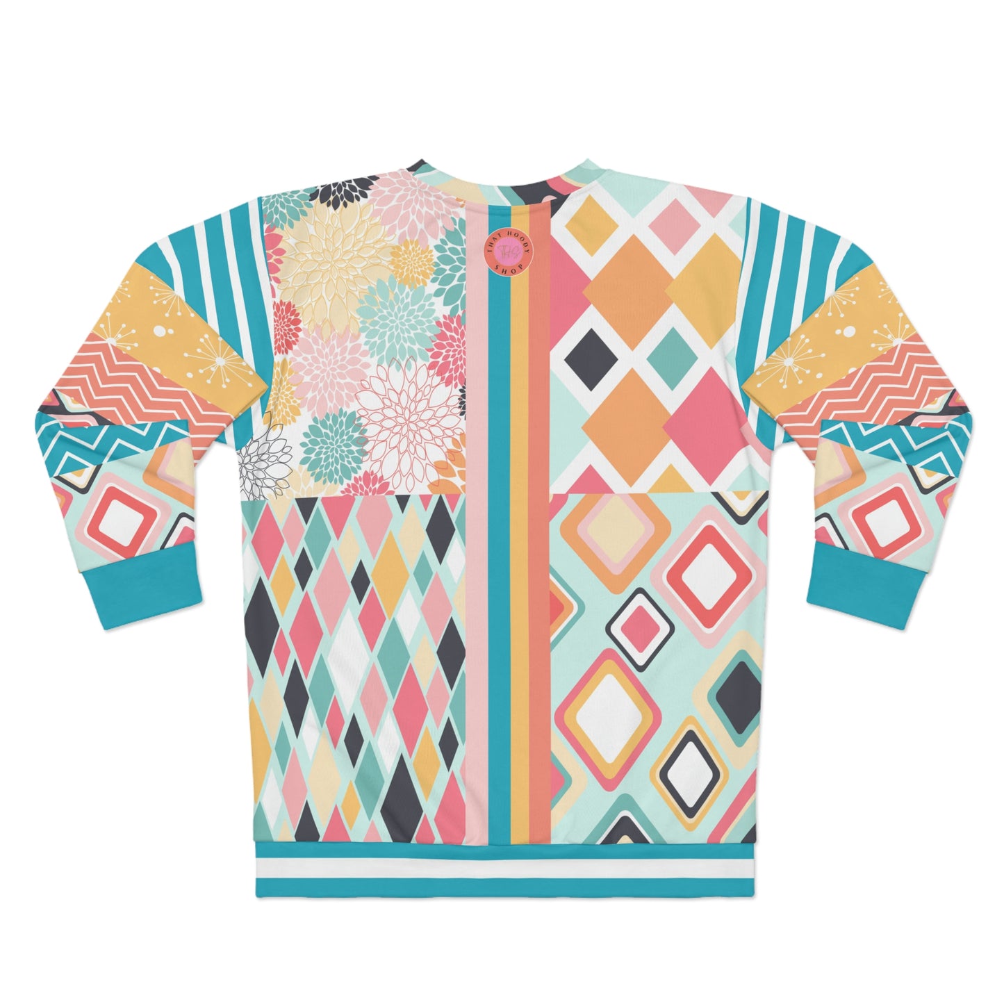 Mums the Word Pastel Striped Unisex Sweatshirt
