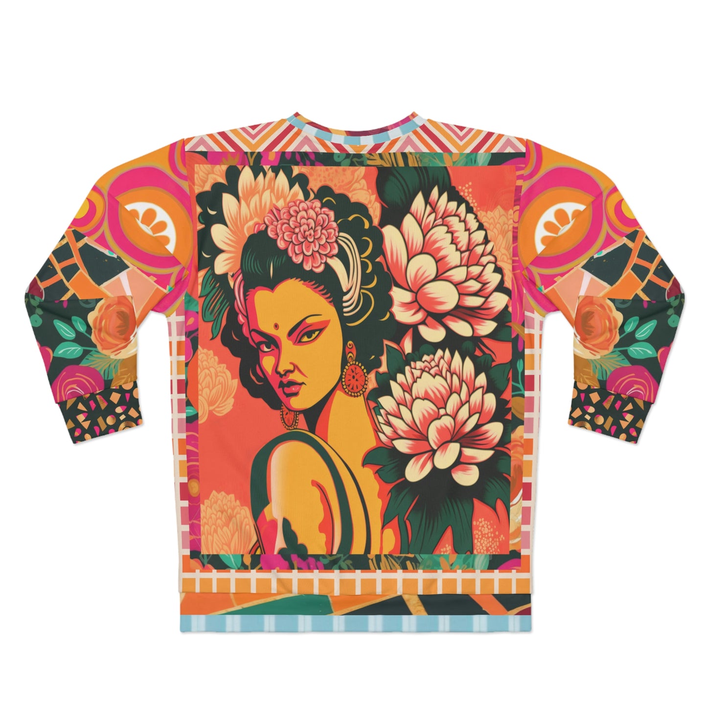 Bollywood Nights Floral Print Unisex Sweatshirt