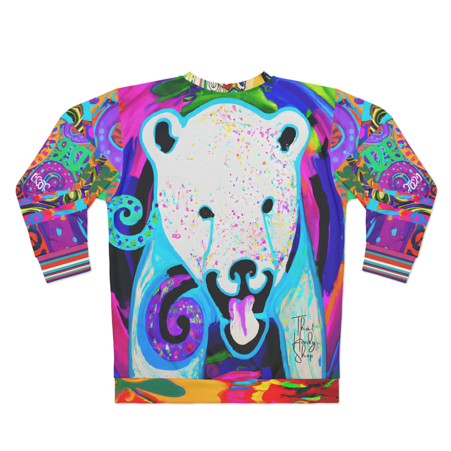 Alaska Polar Bear Magic Pop Art Unisex Sweatshirt