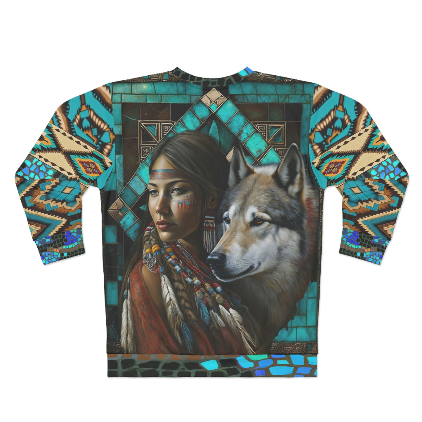 Buffalo Calf Road Girl Warrior Unisex Sweatshirt