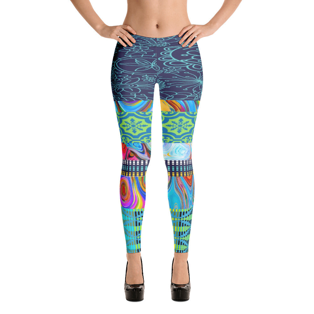 Multi Colour Tribal Printed Leggings