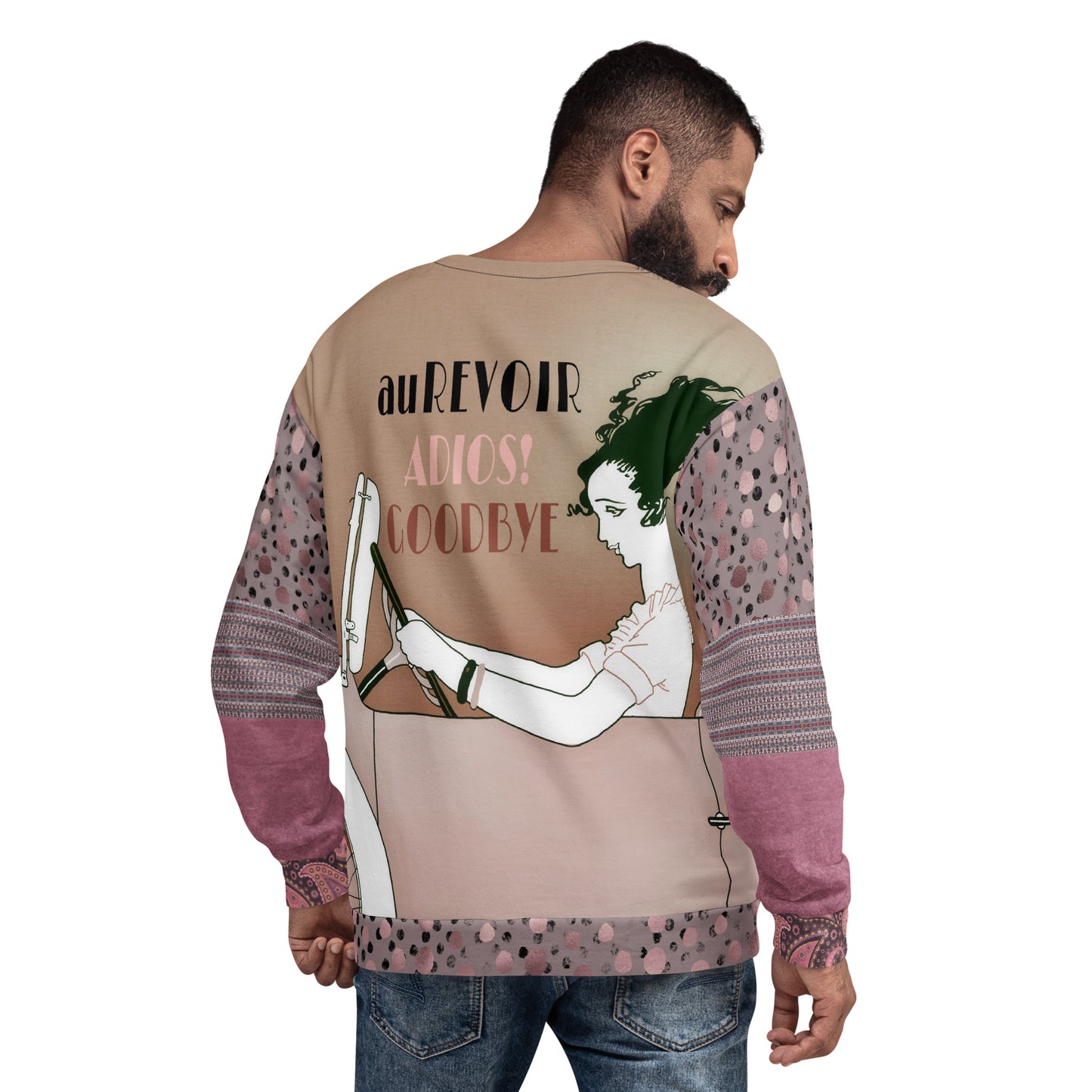 Adios! Pink Paisley Unisex Sweatshirt