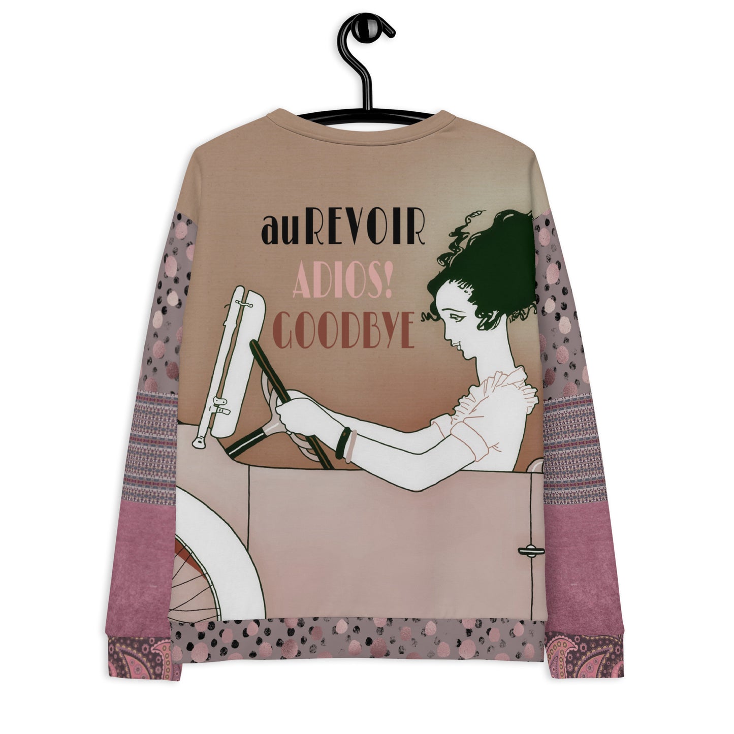 Adios! Pink Paisley Unisex Sweatshirt