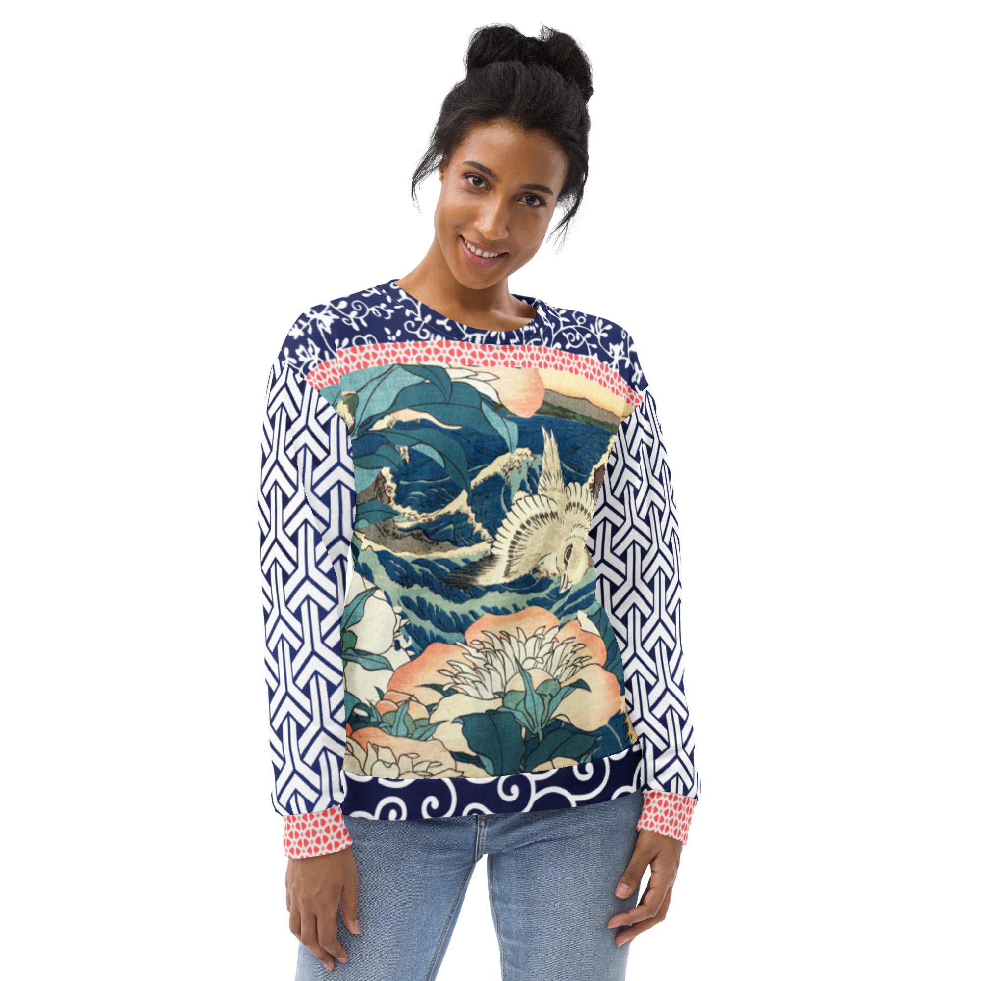 Little Canary Japanese Floral Sweatshirt
