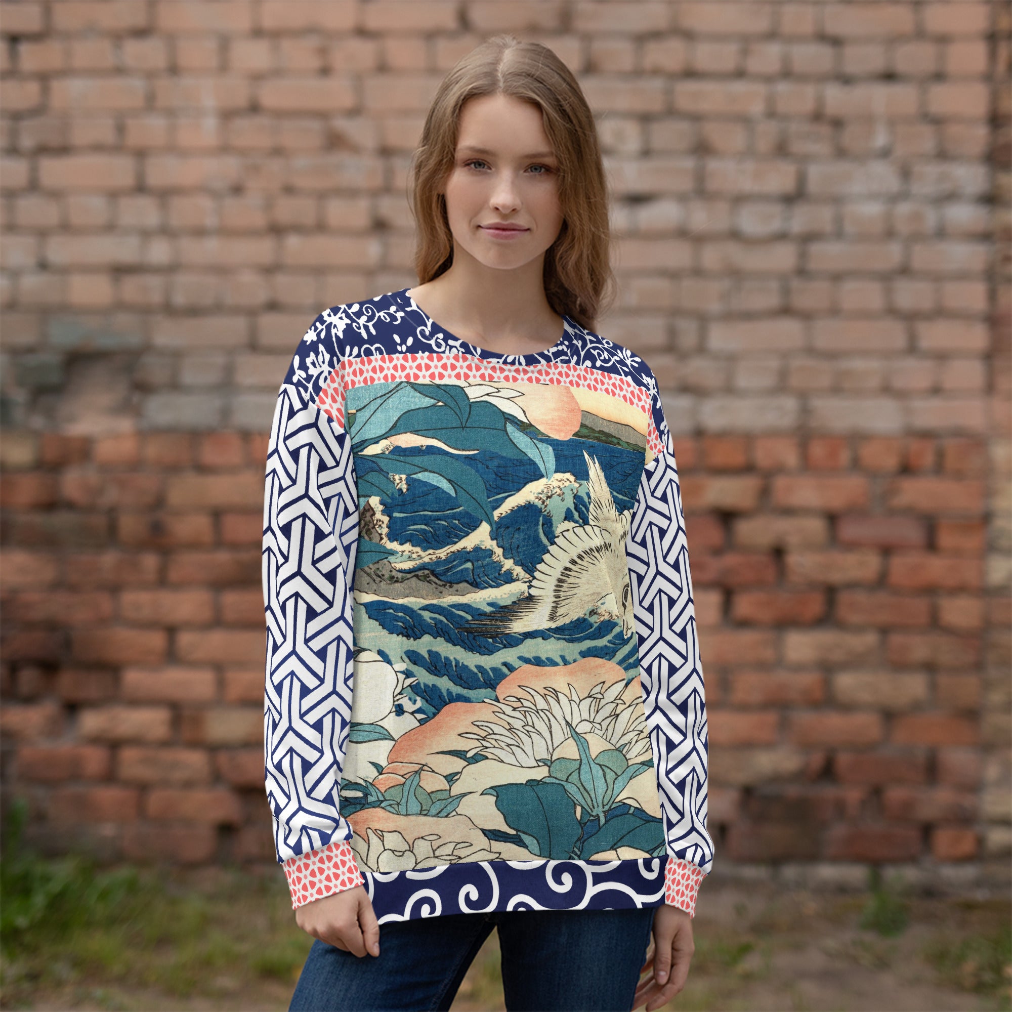Little Canary Japanese Floral Sweatshirt