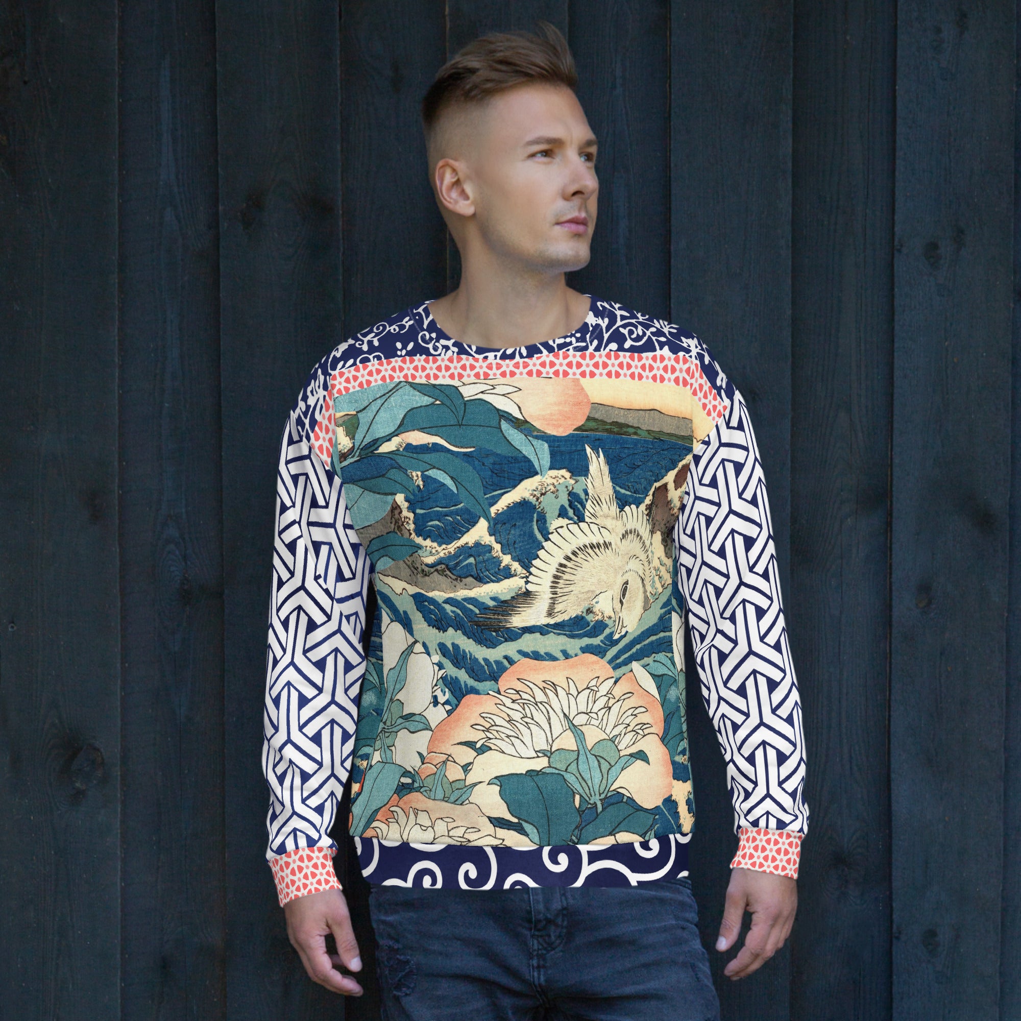 Little Canary Japanese Floral Sweatshirt