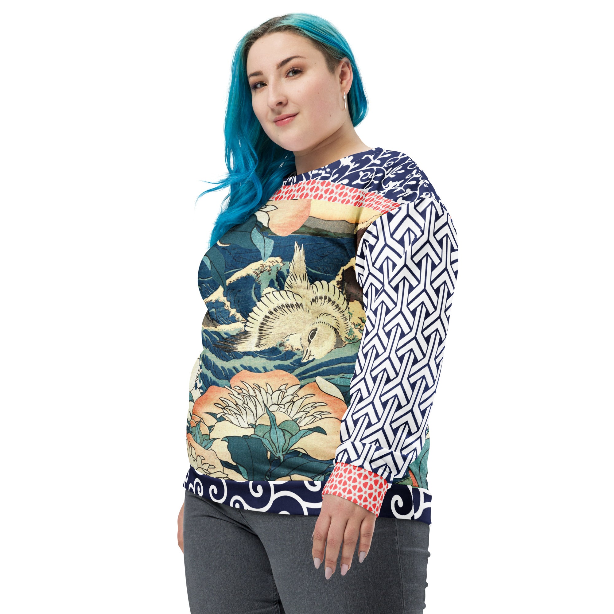 Little Canary Japanese Floral Sweatshirt