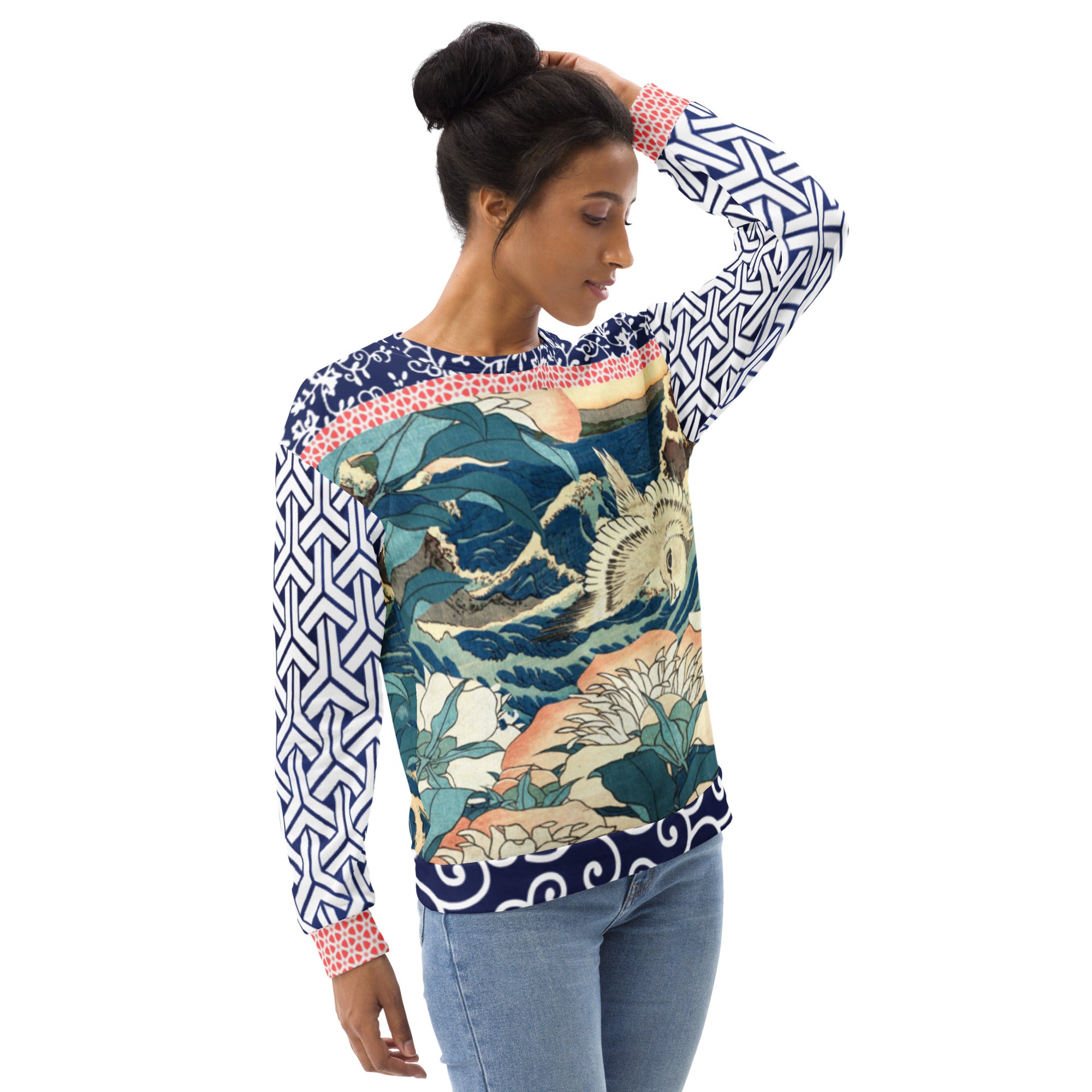 Little Canary Japanese Floral Sweatshirt