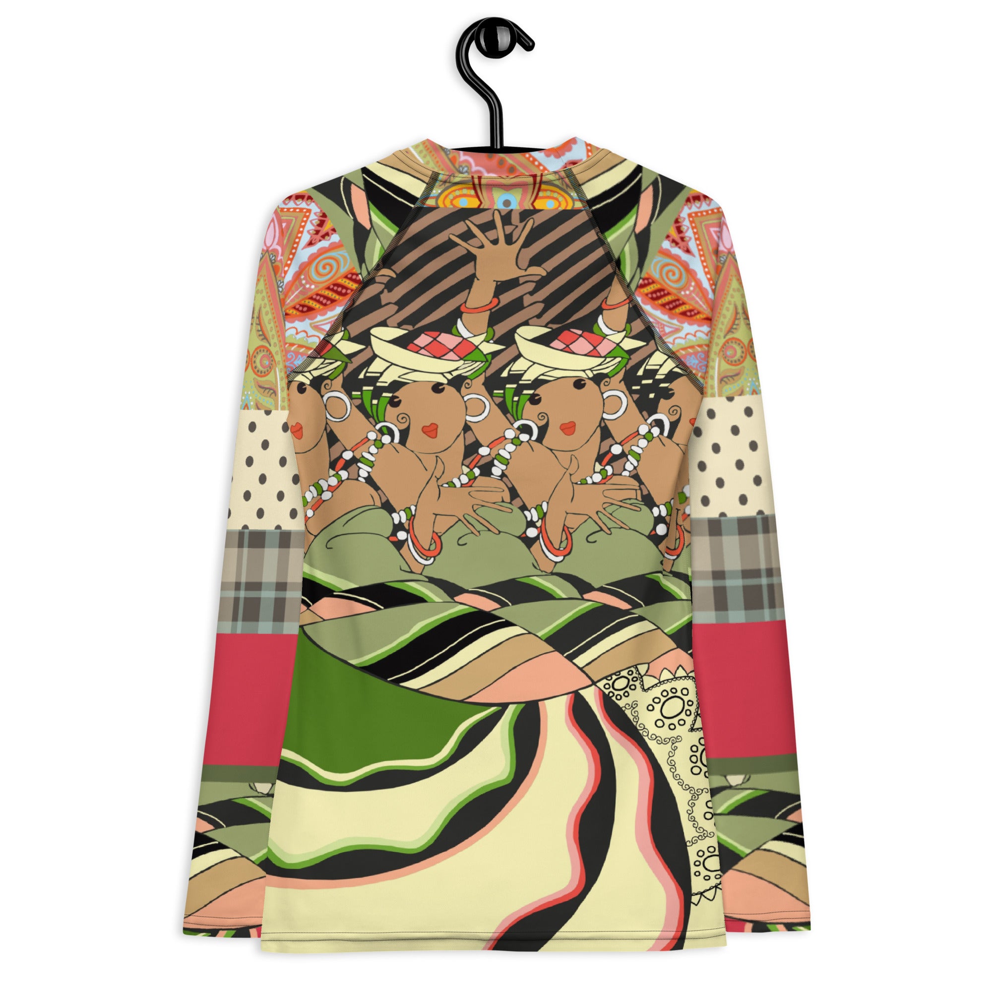 Cancan Girls Vintage Dancer BE Rash Guard