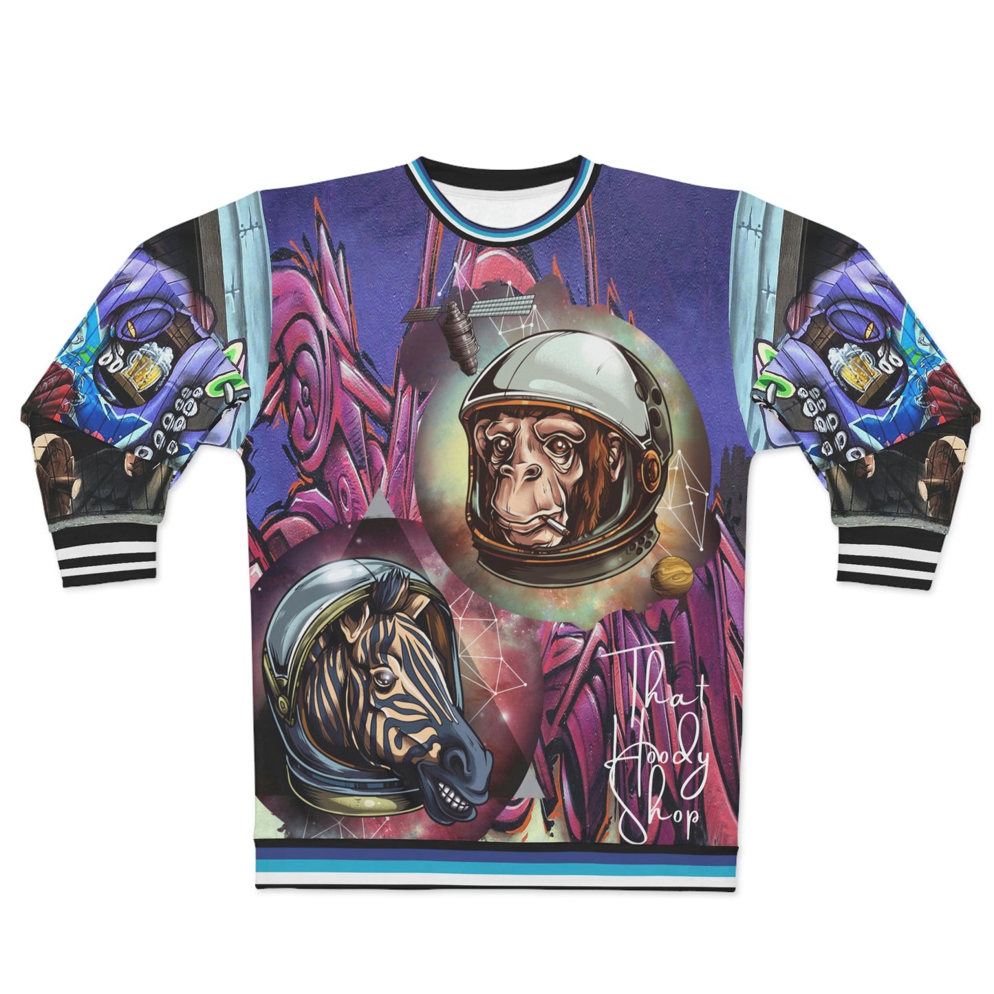 Space Odyssey Graffiti Unisex Sweatshirt