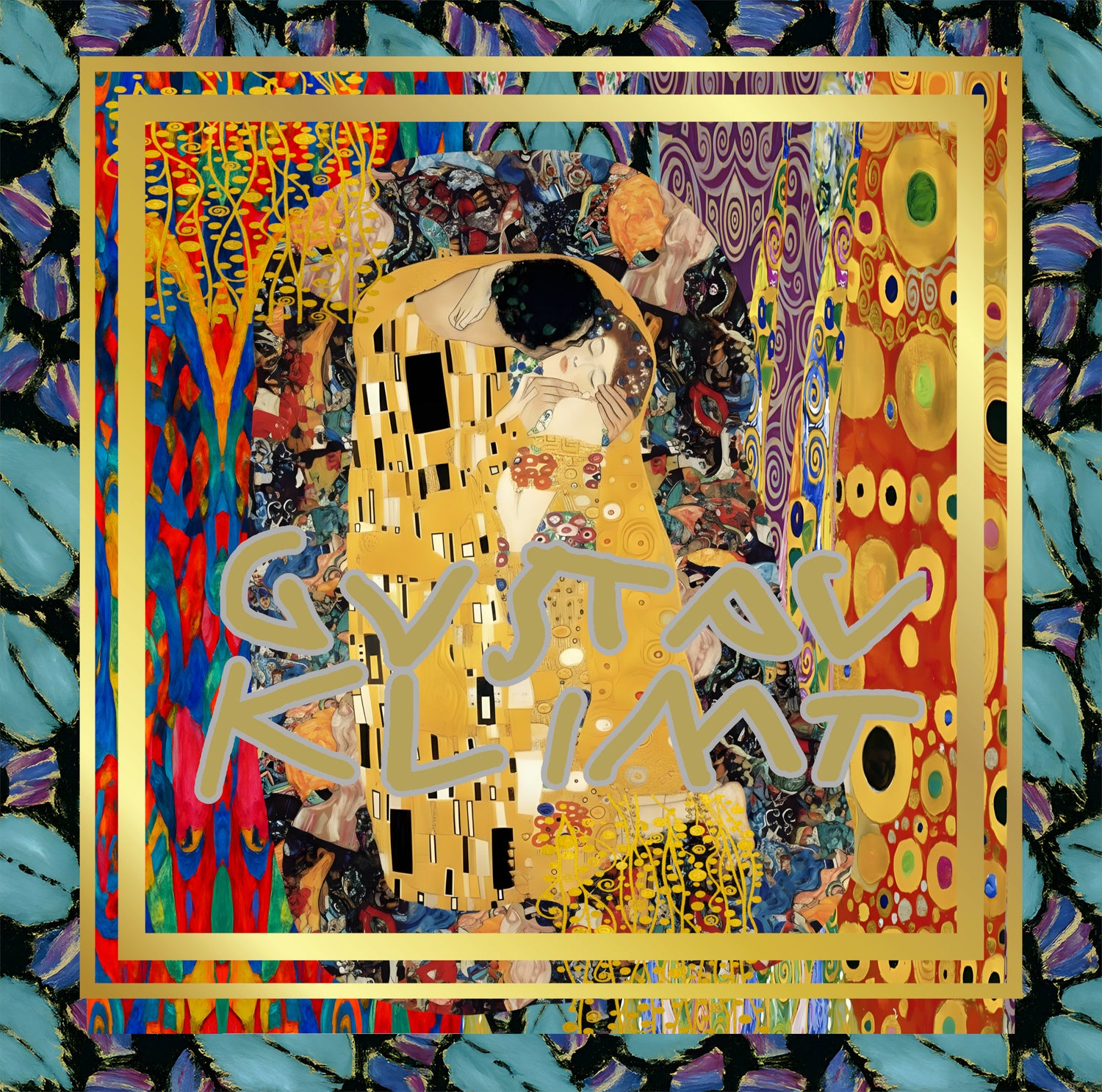 Give Me a Kiss - Klimt Inspired