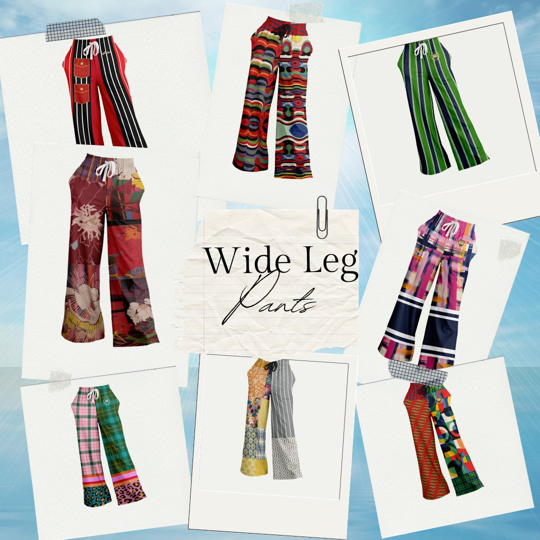 Eco-Poly Wide Leg Pants