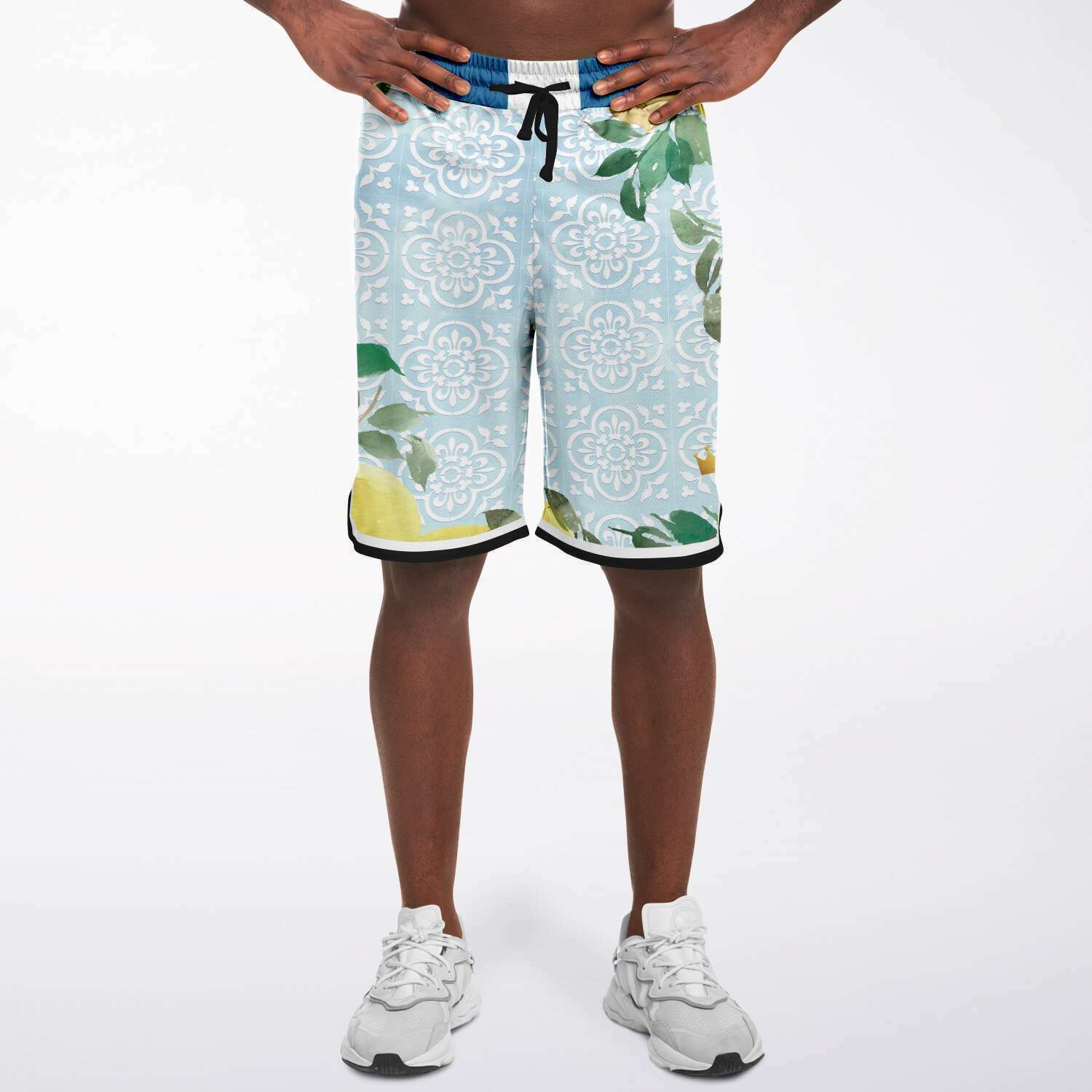 Santorini Tile Basketball Shorts