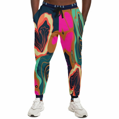 Joggers unisex de poliéster ecológico Big Floral Blossom 