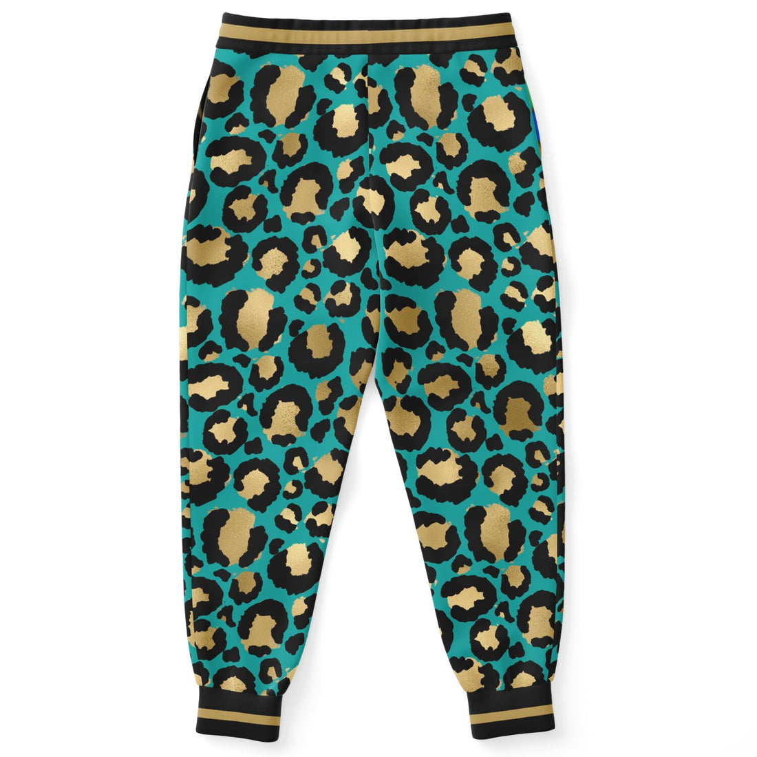 Cheetah in Green Eco-Poly Joggers unisex 