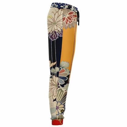 Guan Yin Compassion en joggers unisex de eco-poliéster azul 