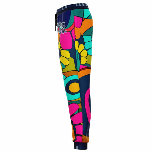 Joggers unisex Hippie Daisy Floral Eco-Poly 