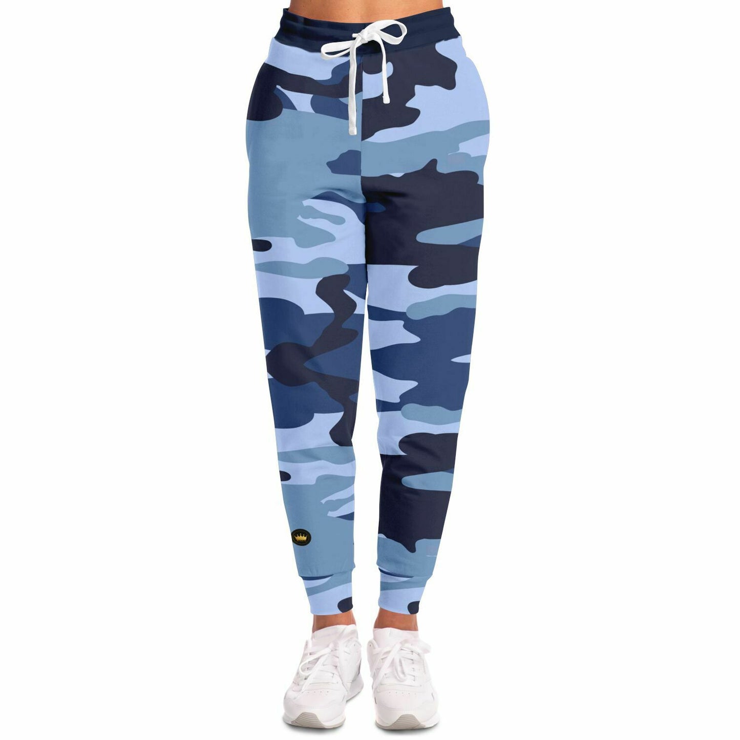 Midnight Powder Blue Eco-Poly Camo Unisex Joggers
