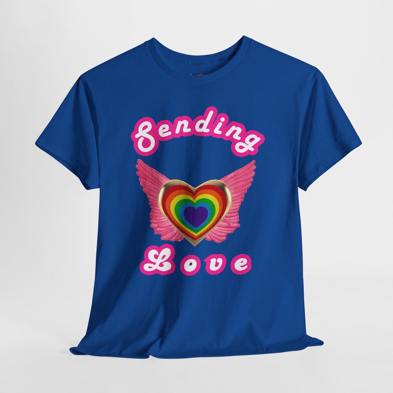 Sending Love Inspirational Heavyweight Unisex Tee