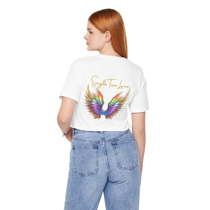 I am Love Angel Wings Short Sleeve Tee