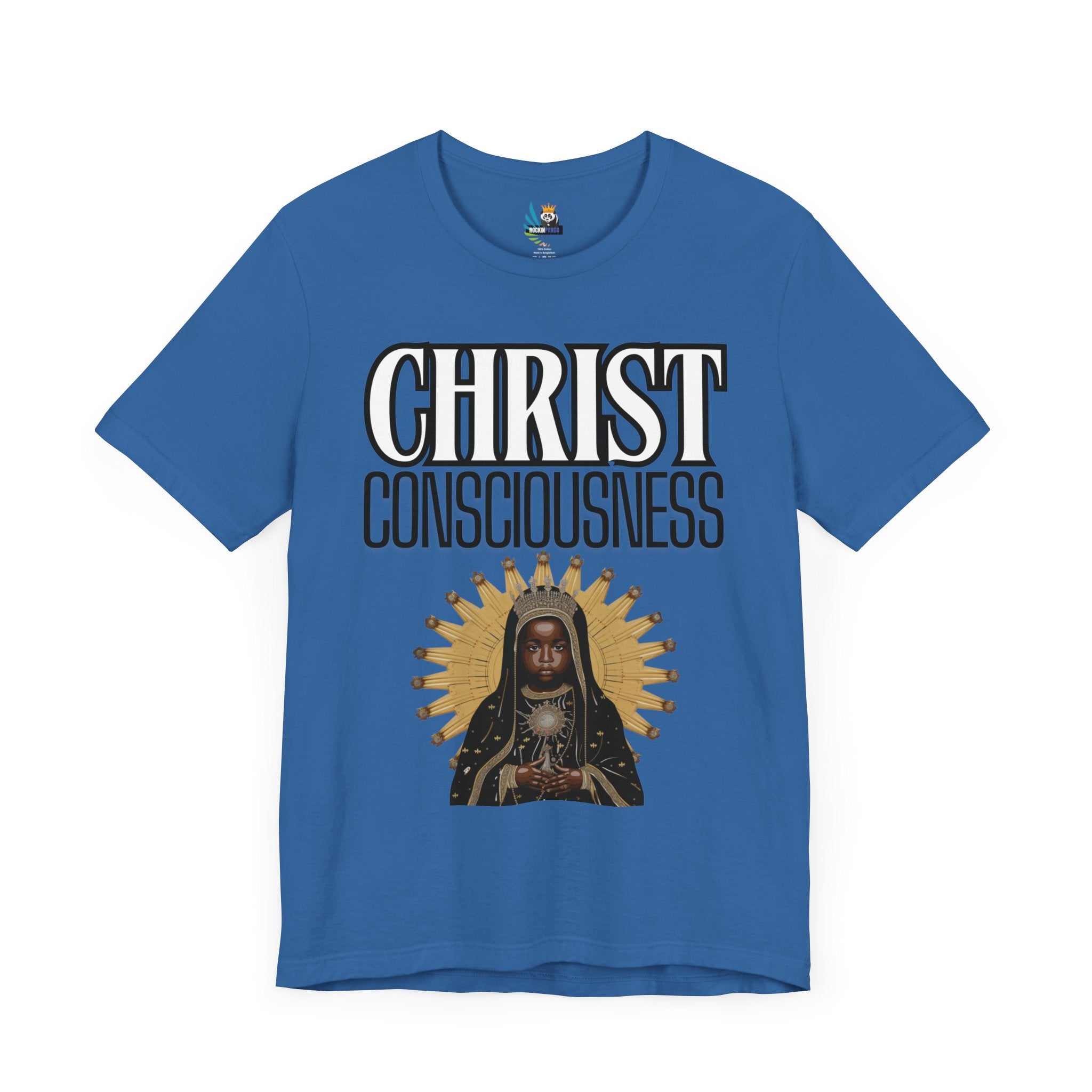 Christ Consciousness - Black Baby Jesus Unisex Short Sleeve Tee