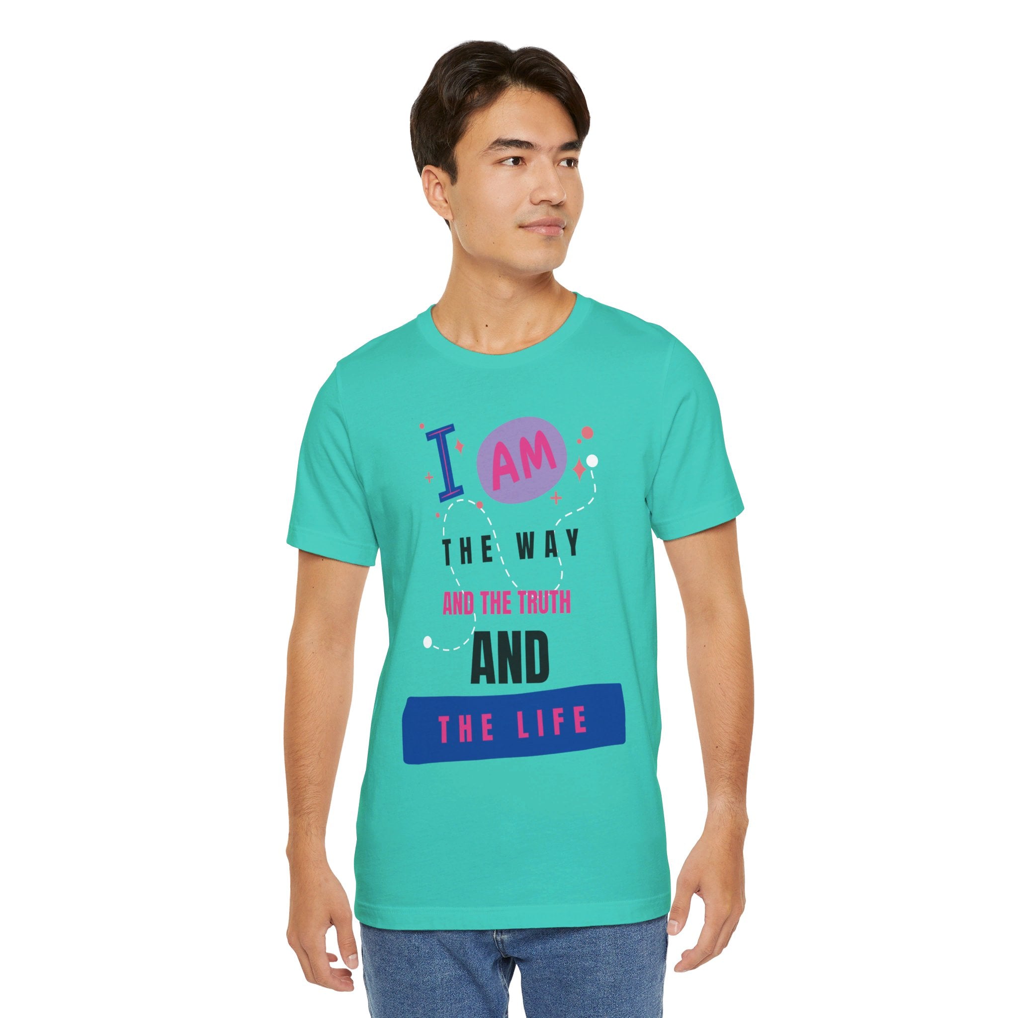 I Am the Way Faith-Based Unisex Short Sleeve Tee