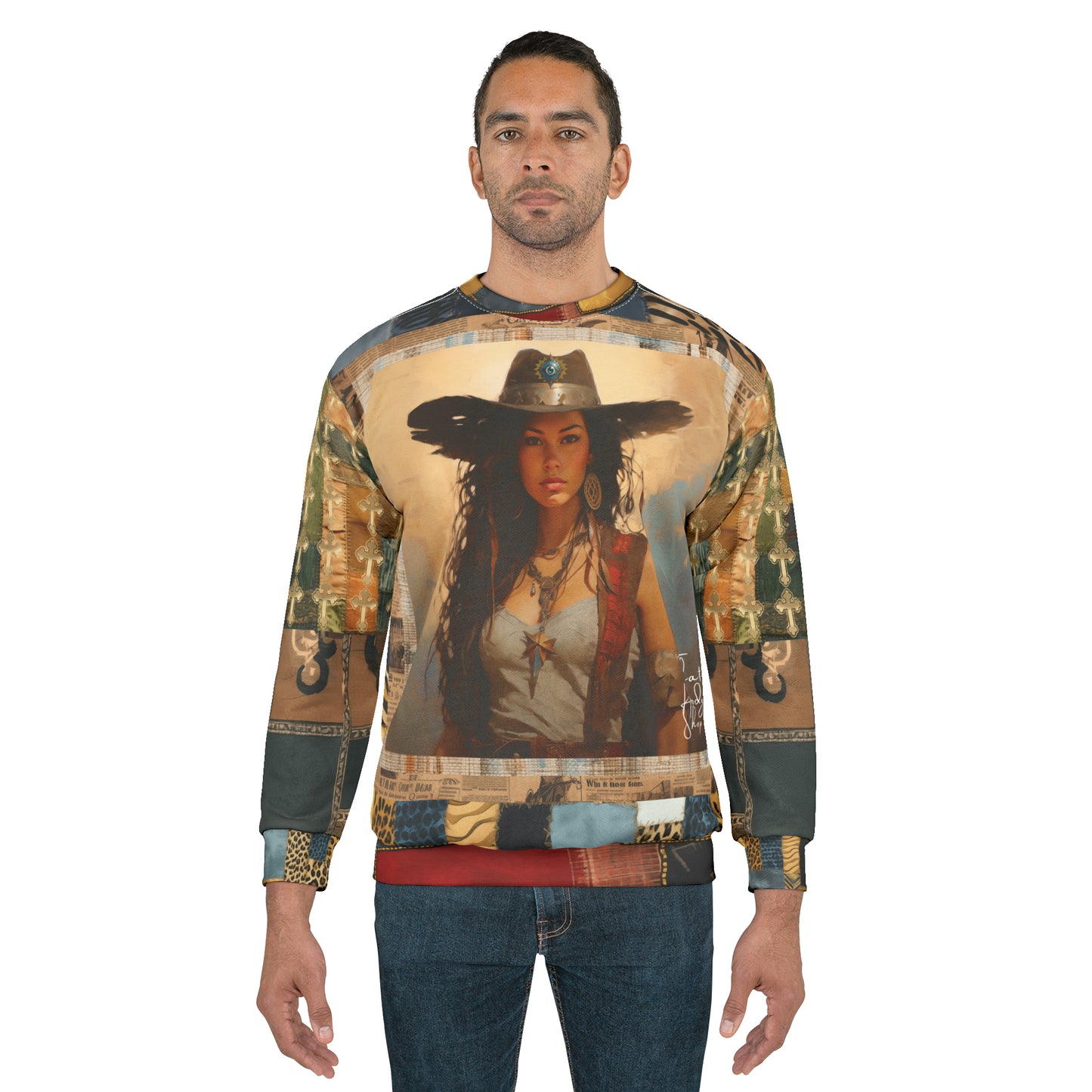 Wild Wild West Cowgirl Unisex Sweatshirt