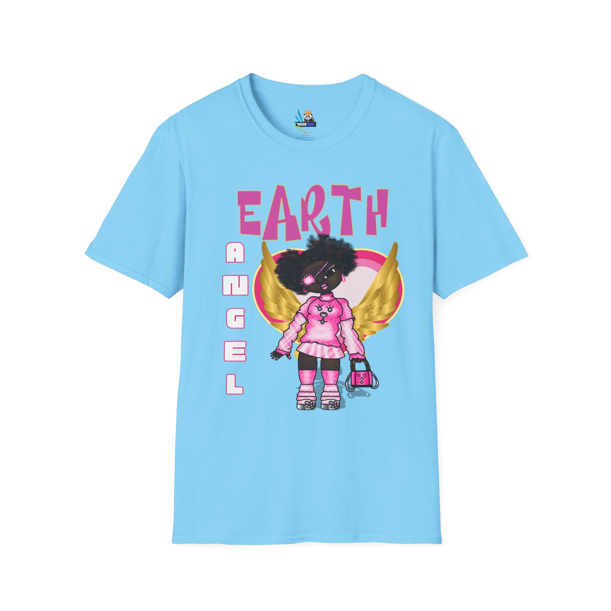 Earth Angel Natural Hair Edition Unisex Softstyle T-Shirt