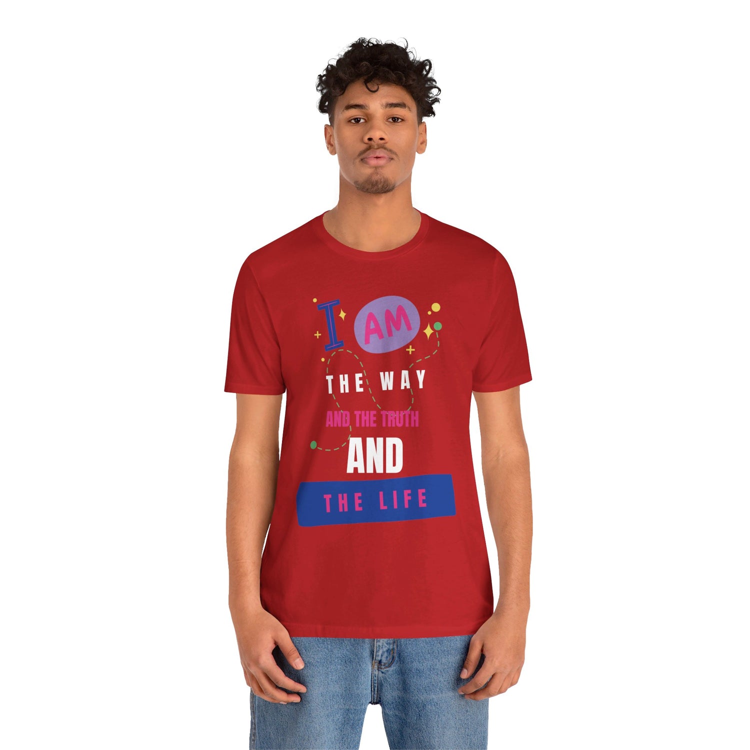 I Am the Way Faith-Based Unisex Short Sleeve Tee