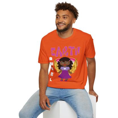 Earth Angel Black Girl Magic Unisex Softstyle T-Shirt