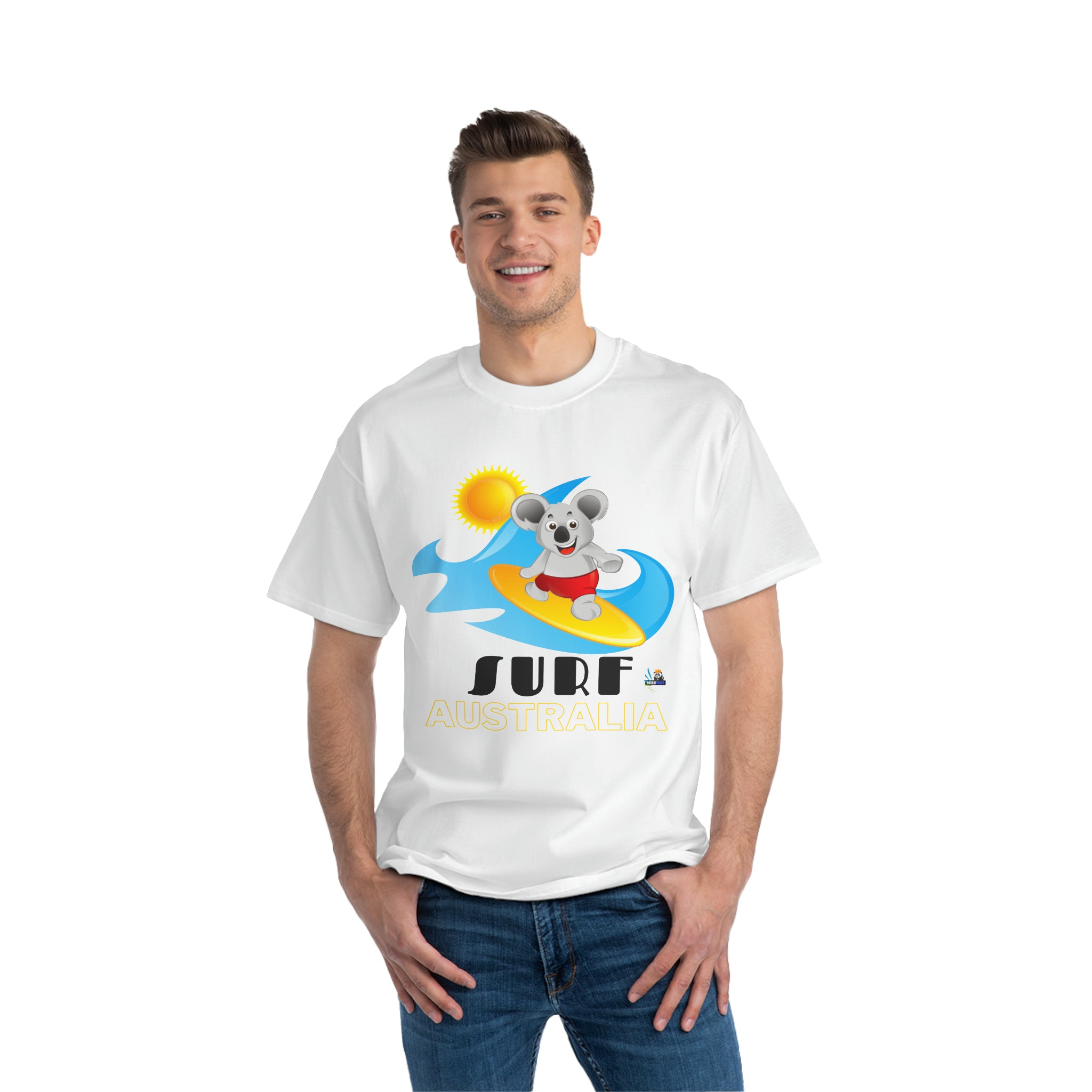 Camiseta de peso pesado con oso Koala de Surf Australia