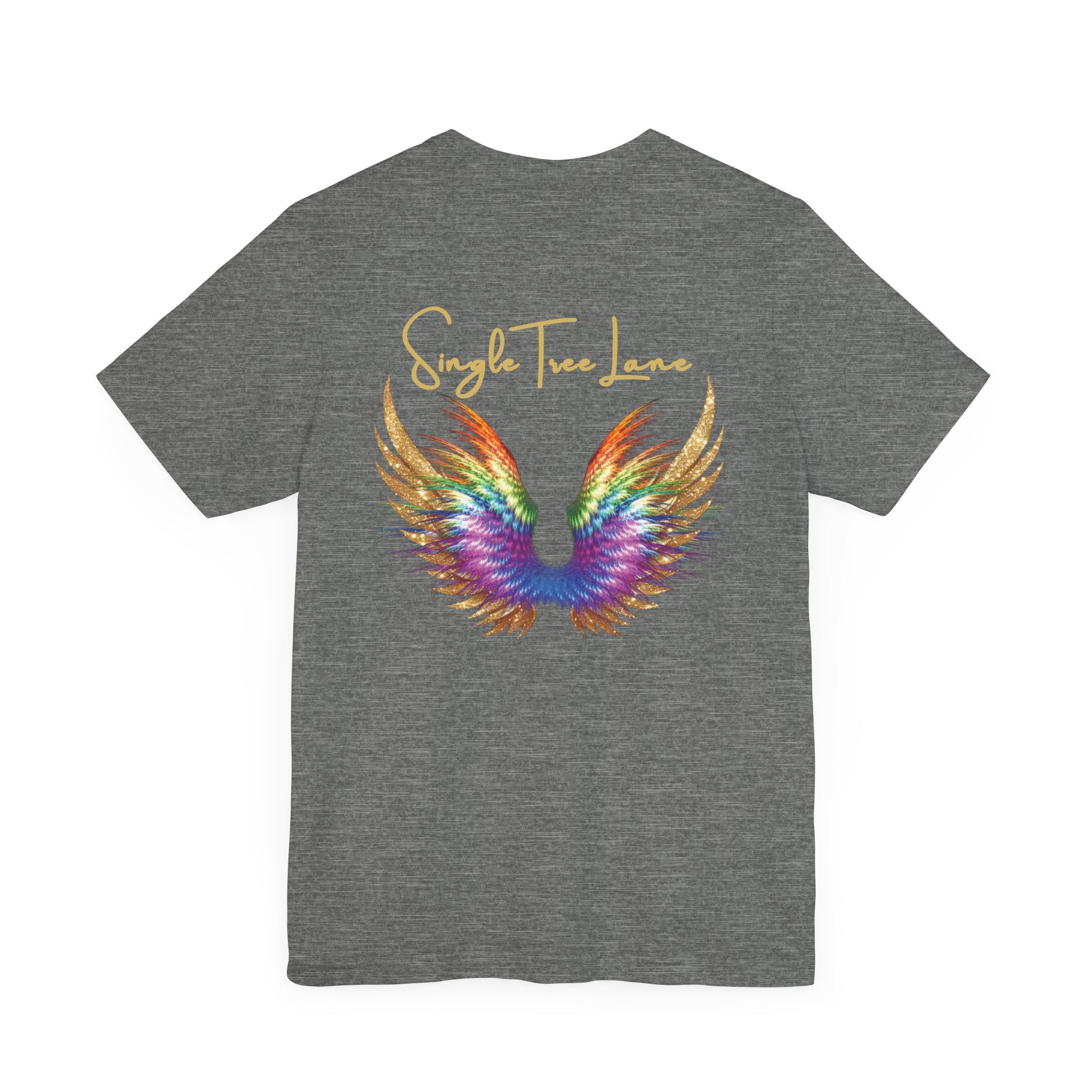 I am Love Angel Wings Short Sleeve Tee