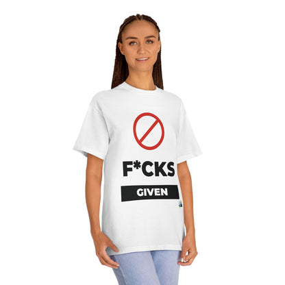 No Fuks Given Unisex Classic Tee