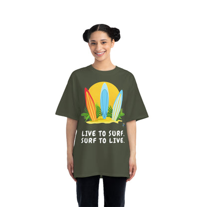 Live to Surf Unisex Heavyweight Tee