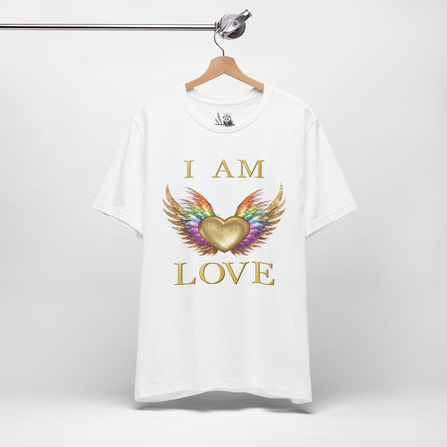 I am Love Angel Wings Short Sleeve Tee