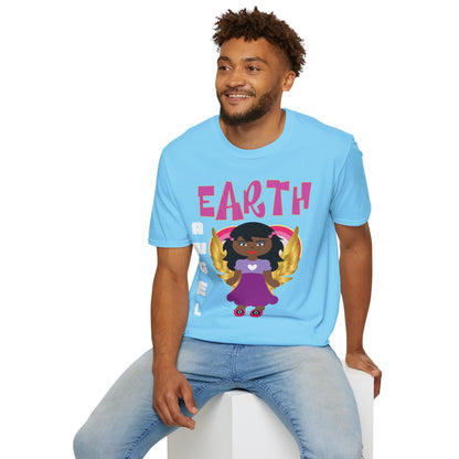 Earth Angel Black Girl Magic Unisex Softstyle T-Shirt