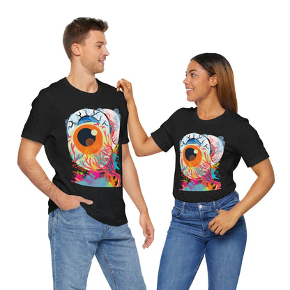 Eyes in Abstract Unisex Short Sleeve Tee