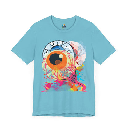 Eyes in Abstract Unisex Short Sleeve Tee