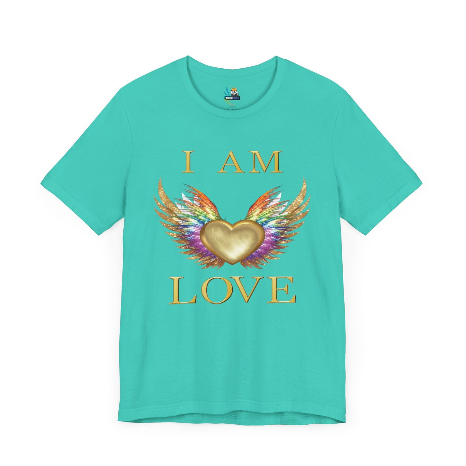 I am Love Angel Wings Short Sleeve Tee