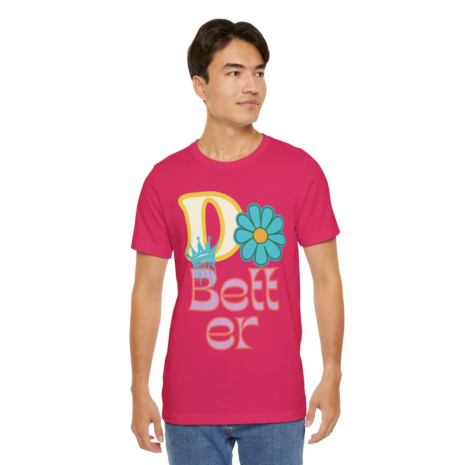 Do Better Hippie Vibe Floral Short Sleeve Tee