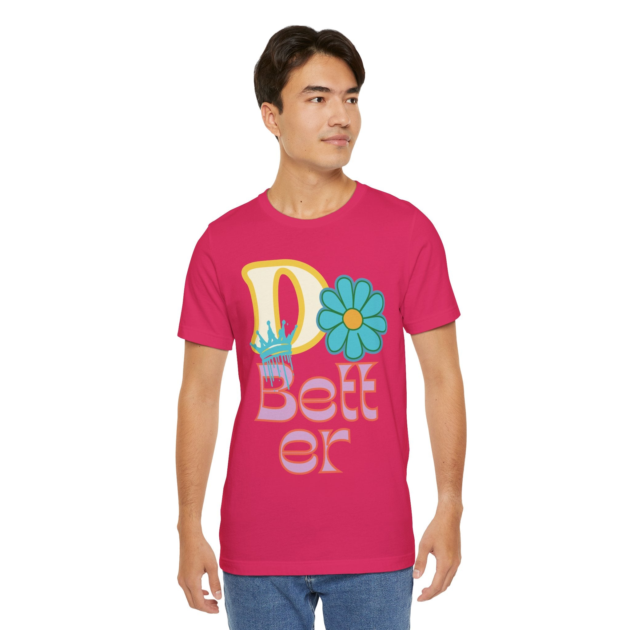 Do Better Hippie Vibe Floral Short Sleeve Tee