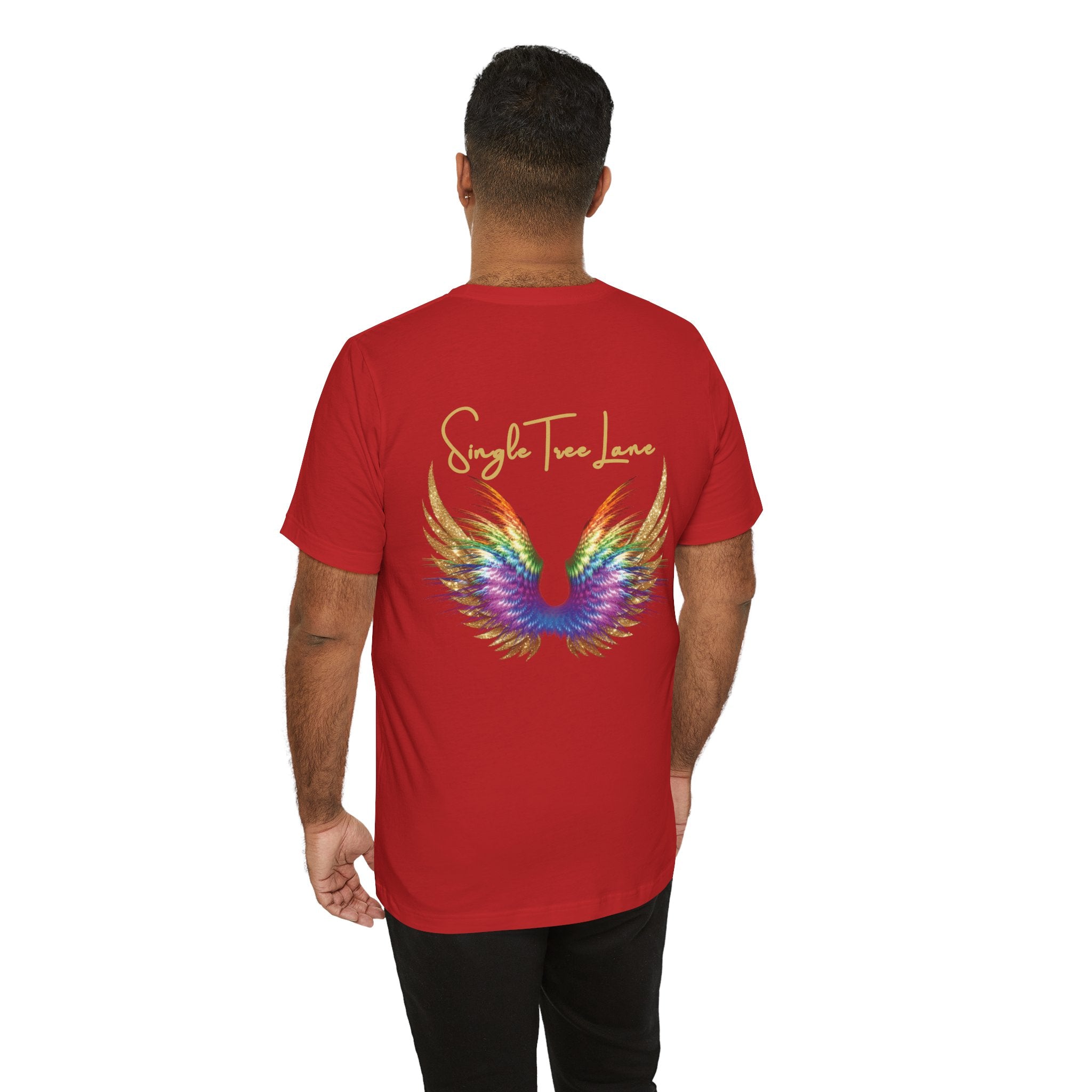 I am Love Angel Wings Short Sleeve Tee