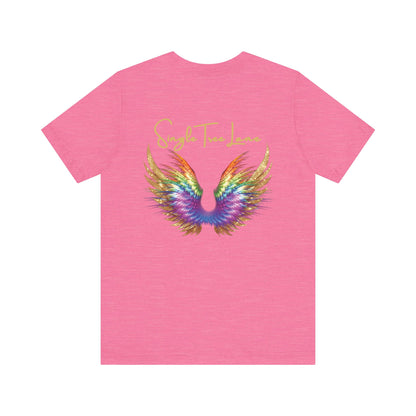 I am Love Angel Wings Short Sleeve Tee