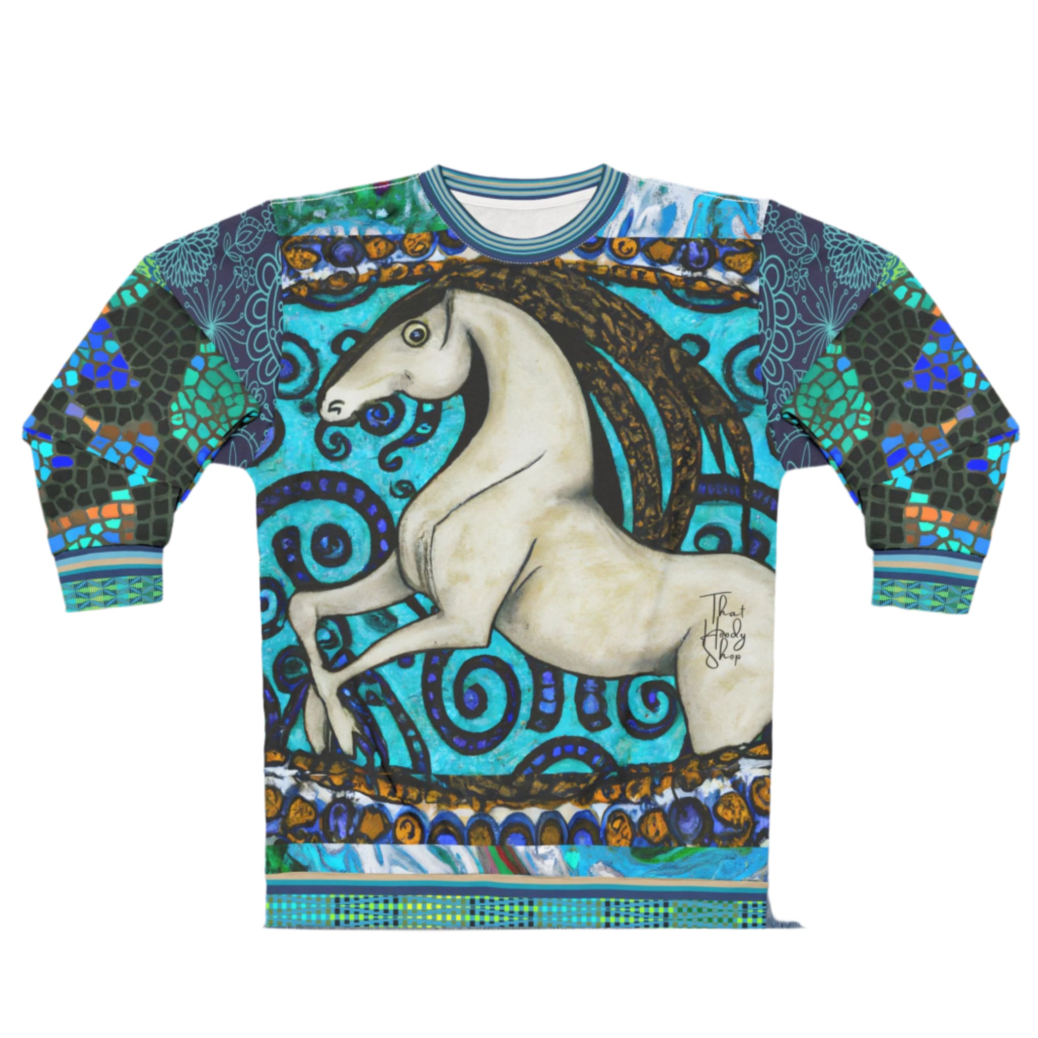 Sudadera unisex Lance Horsey Pop Art