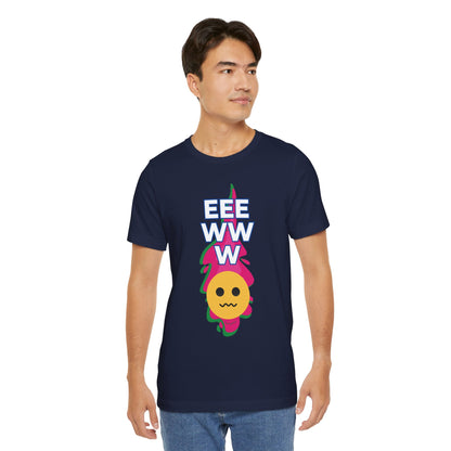 Eeewww Yuck Face Emoji Unisex Short Sleeve Tee